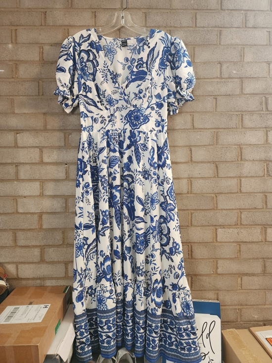 SHEIN Dresses & Skirts - SHEIN Blue and White Floral Maxi Dress